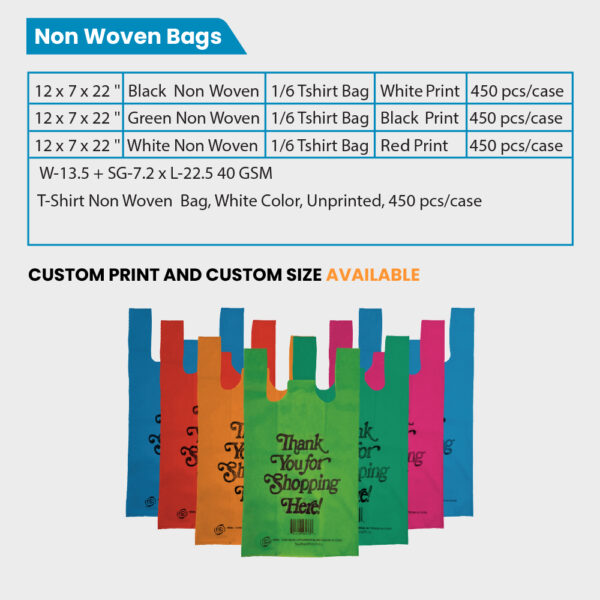 Non Woven Market T-Shirt Bags